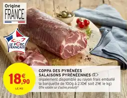 Intermarché Coppa des pyrénées salaisons pyrénéennes offre