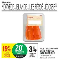 Intermarché Filet de saumon sans arêtes intermarche offre
