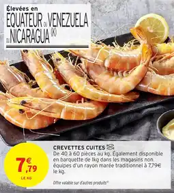 Intermarché Crevettes cuites offre
