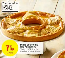 Intermarché Tarte couronne aux pommes offre