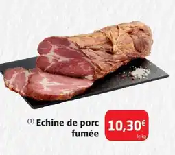 Colruyt Echine de porc fumée offre