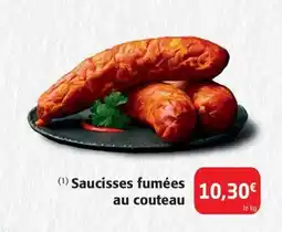 Colruyt Saucisses fumées au couteau offre