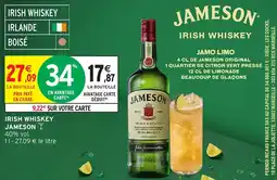 Intermarché Irish whiskey jameson offre