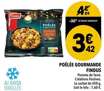 Supeco Poêlée gourmande findus offre