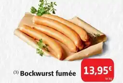 Colruyt Bockwurst fumée offre