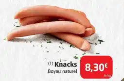 Colruyt Knacks Boyau naturel offre
