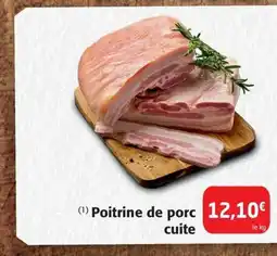 Colruyt Poitrine de porc cuite offre