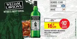 Intermarché Scotch whisky blended william lawson's offre