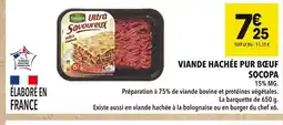 Supeco SOCOPA Viande hachée pur bœuf offre