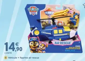 Intermarché Véhicule + figurine air rescue offre