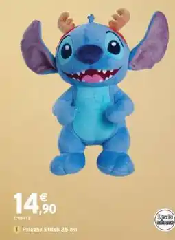 Intermarché Peluche Stitch 25 cm offre