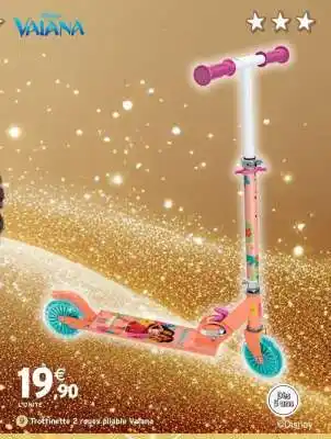 Intermarché Trottinette 2 roues pliable Vaiana offre