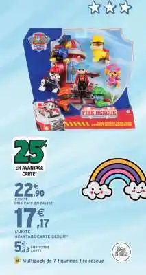 Intermarché Multipack de 7 figurines fire rescue offre