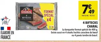 Supeco CHARAL 4 biftecks offre