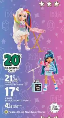 Intermarché Poupée 22 cm New Junior Skyler offre