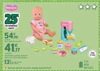 Intermarché Nenuco Qu'est ce qu'on mange aujourd'hui offre