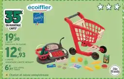 Intermarché Chariot et caisse enregistreuse offre