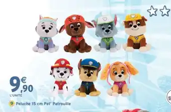 Intermarché Peluche 15 cm Pat' Patrouille offre