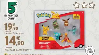 Intermarché Pack de 6 figurines de combat offre