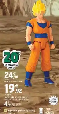 Intermarché Figurine géante Sparking offre