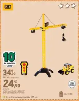 Intermarché Grue XL radiocommandée 127 cm offre