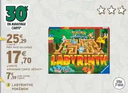 Intermarché Labyrinthe Pokémon offre
