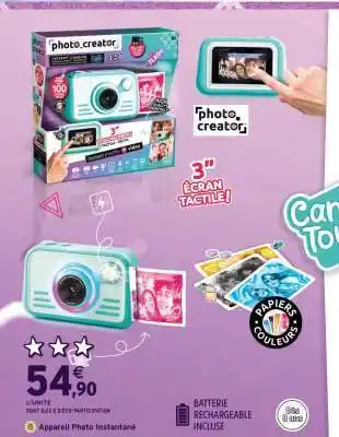 Intermarché Appareil photo instantané offre