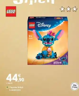 Intermarché Figurine Stitch à construire offre