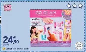 Intermarché Coffret Go Glam nail studio offre