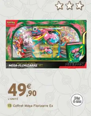 Intermarché Coffret Méga Florizarre Ex offre