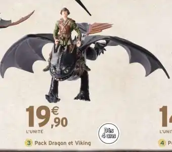 Intermarché PACK DRAGON ET VIKING offre