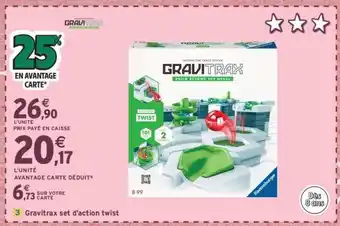 Intermarché Gravitrax set d'action twist offre