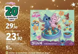 Intermarché Atelier de confection chocolat Stitch et Angel offre