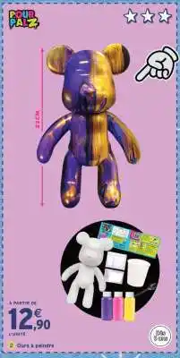 Intermarché Ours à peindre offre