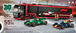 Intermarché Camion de F1 avec voitures de F1 RB20 et AMR24 offre