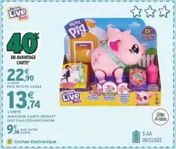 Intermarché Cochon électronique offre