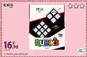 Intermarché Rubik's cube coffret duo offre