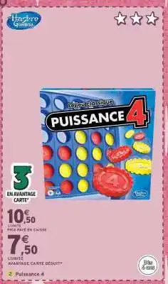 Intermarché Puissance 4 offre