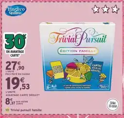 Intermarché Trivial Pursuit Famille offre