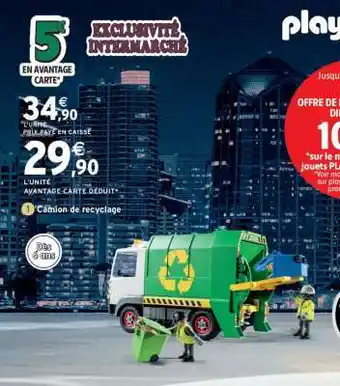 Intermarché Camion de recyclage offre