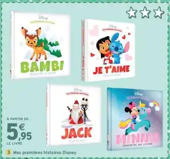 Intermarché Mes premières histoires Disney offre