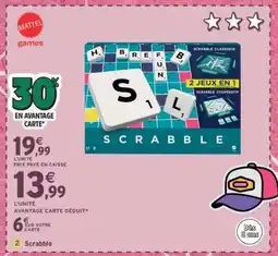 Intermarché Scrabble offre