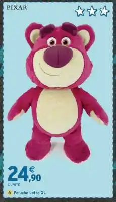 Intermarché Peluche Lotso XL offre