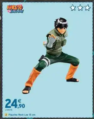 Intermarché Figurine Rock Lee 15 cm offre