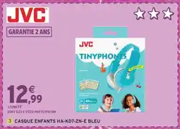 Intermarché CASQUE ENFANTS HA-KD7-ZN-E BLEU offre