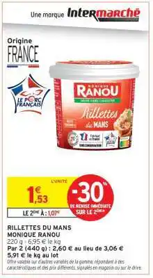 Intermarché RILLETTES DU MANS offre