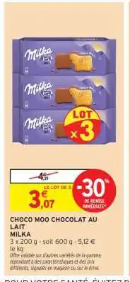 Intermarché CHOCO MOO CHOCOLAT AU LAIT offre