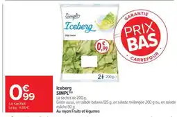 Carrefour Market Iceberg SIMPL' offre