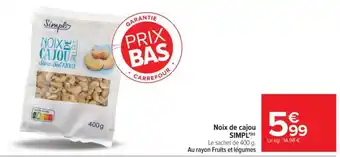 Noix de cajou SIMPL