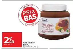 Carrefour Market Pâte à tartiner SIMPL offre